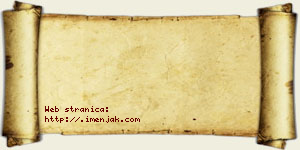 Una Trifković vizit kartica